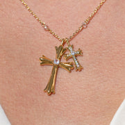 Double Crossed Necklace