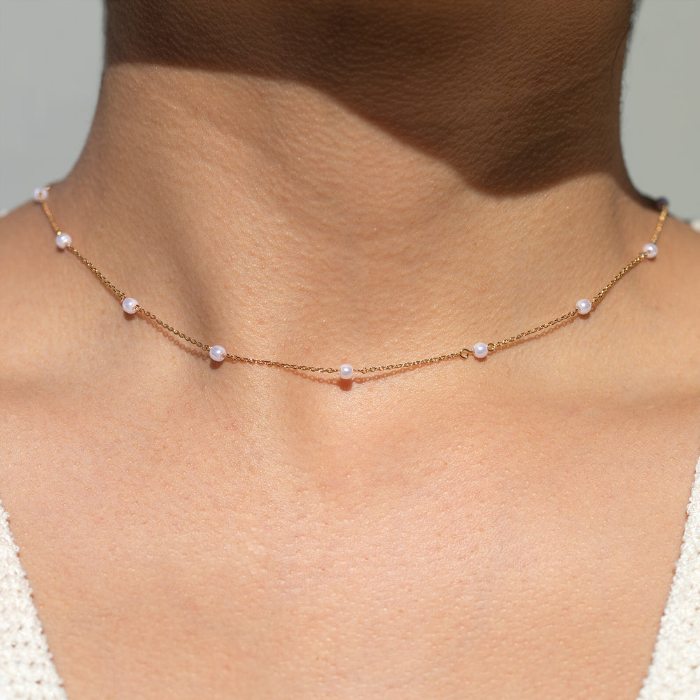 Dolce Demi Link Necklace Pearl OS main image 0