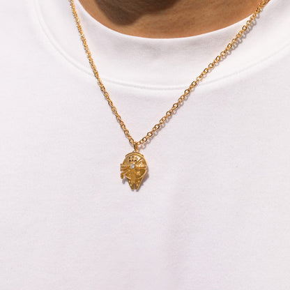 Star Wars™ Millennium Falcon™ Locket Necklace - Mens/Unisex