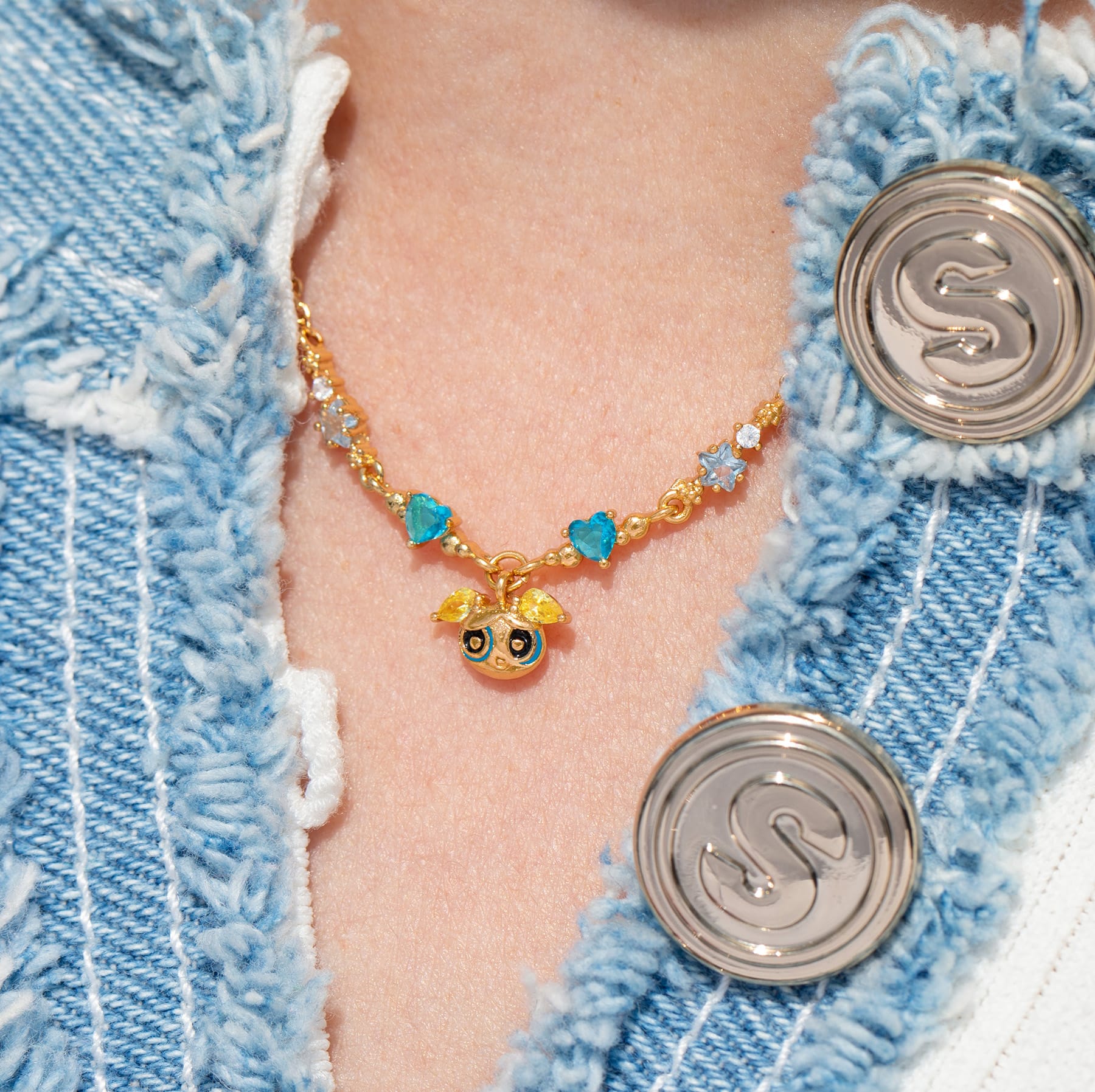 The Powerpuff Girls Bubbles Necklace