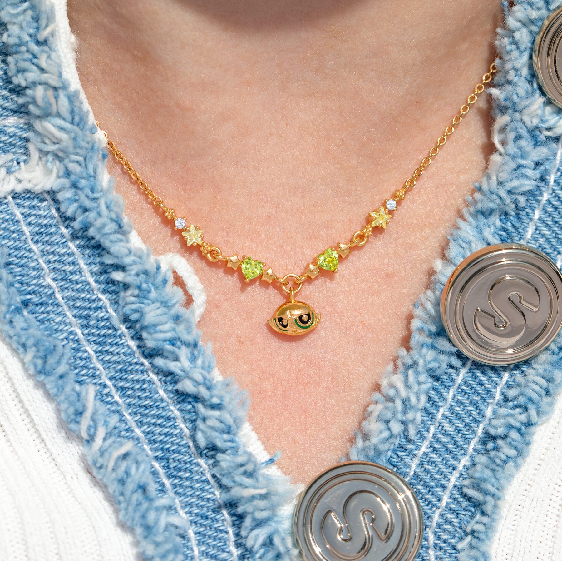 The Powerpuff Girls Buttercup Necklace