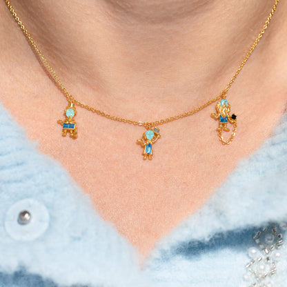 Disney Haunted Mansion Hitchhiking Ghosts Necklace