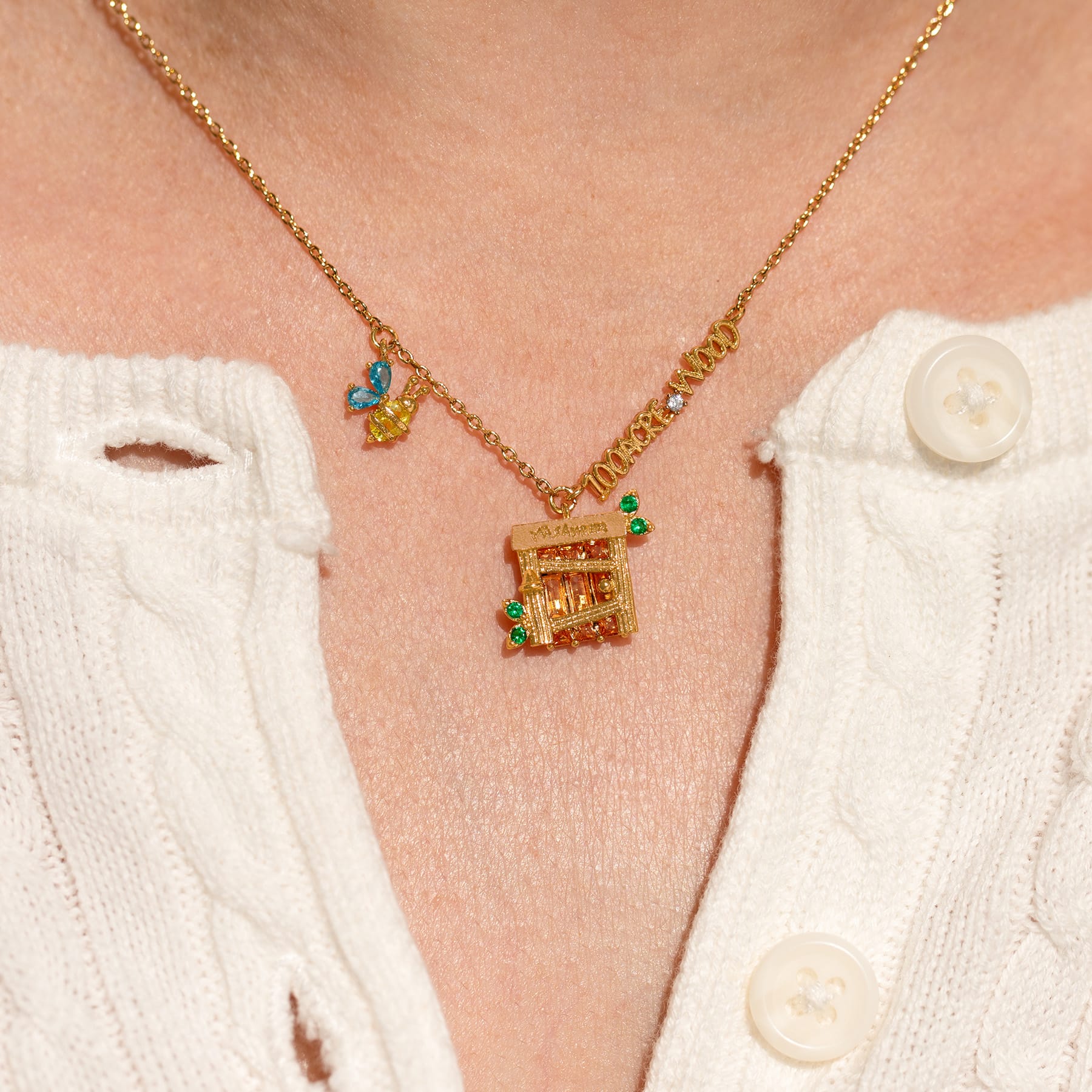 Disney 100 Acre Wood Necklace