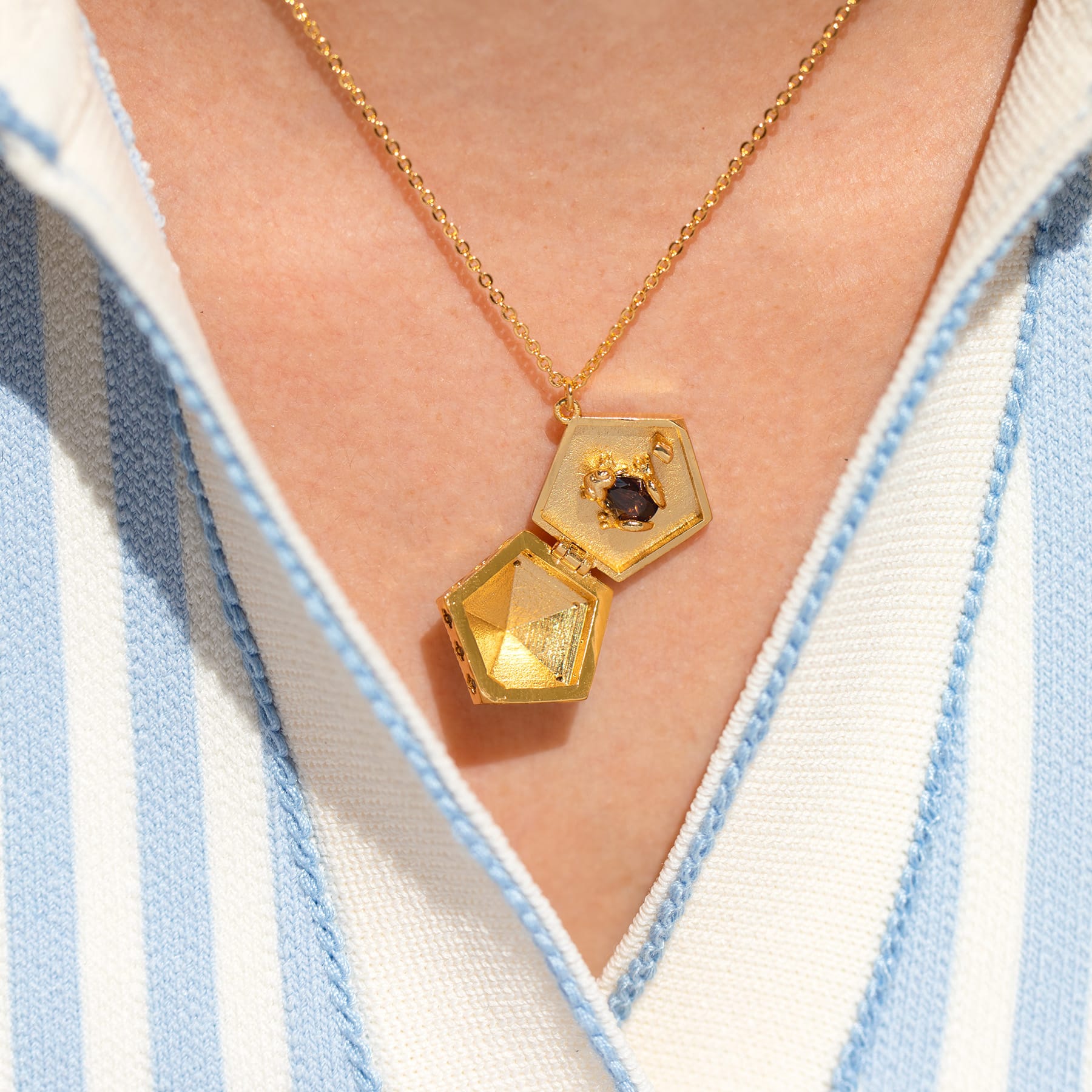 Harry Potter Chocolate Frog Locket Necklace