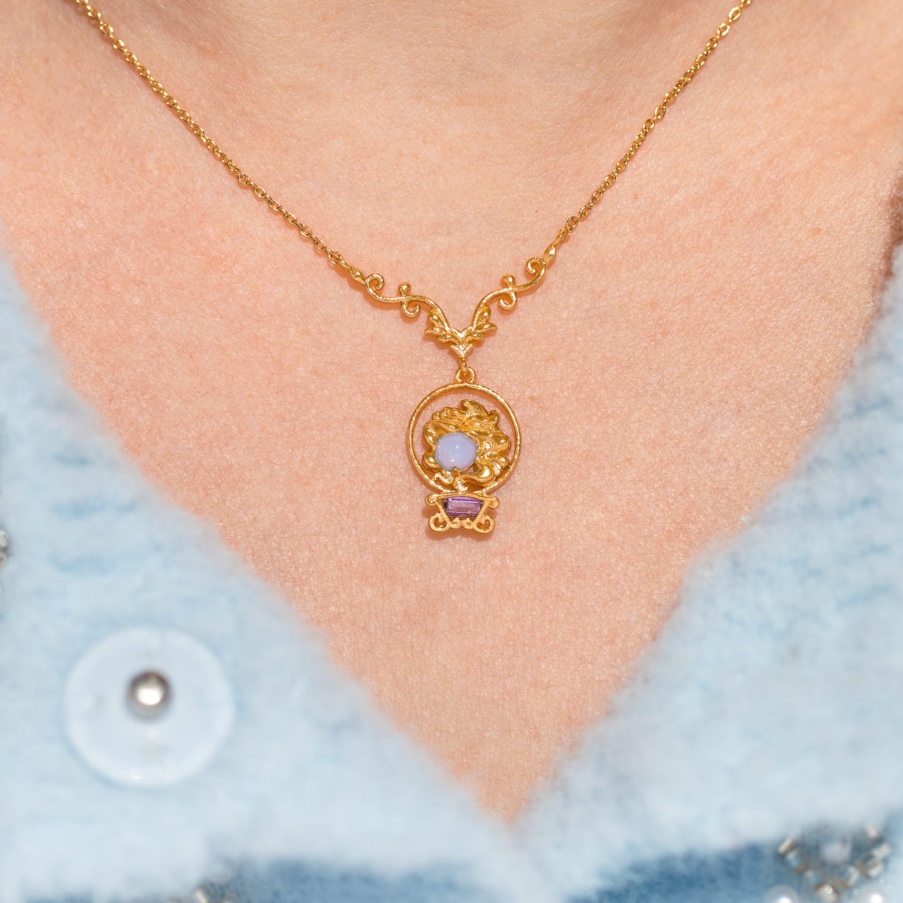 Disney Haunted Mansion Madame Leota Necklace
