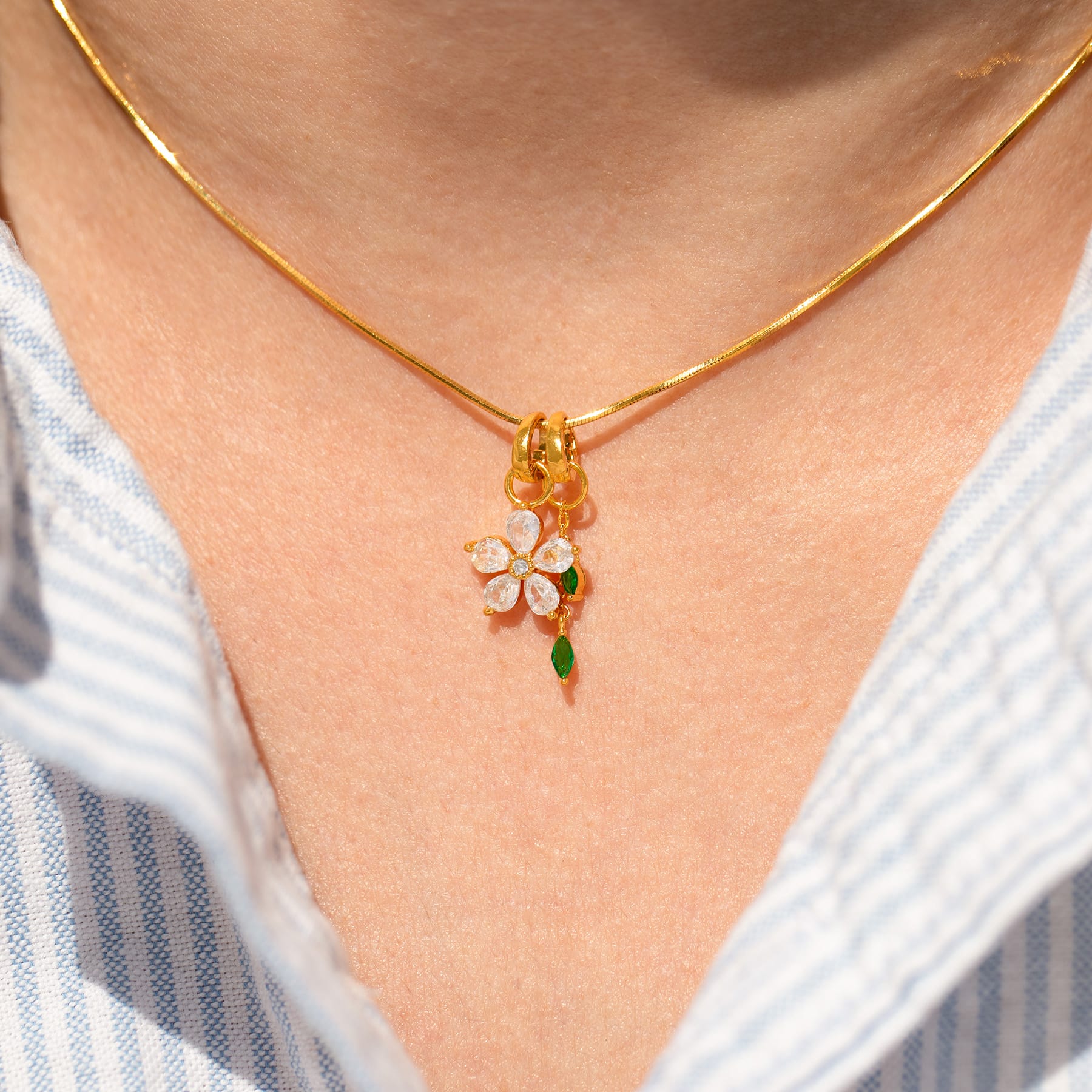 Little Gem Charm Necklace