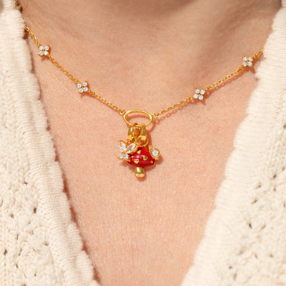 Garden Girl Charm Necklace