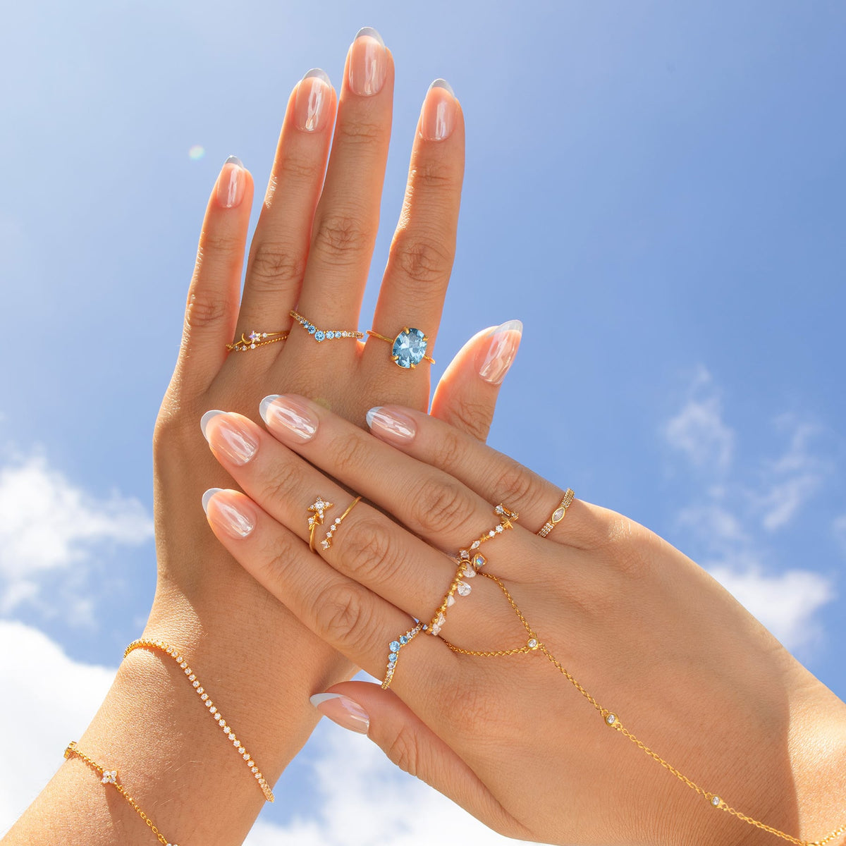 Cloud Drifter Dangle Ring