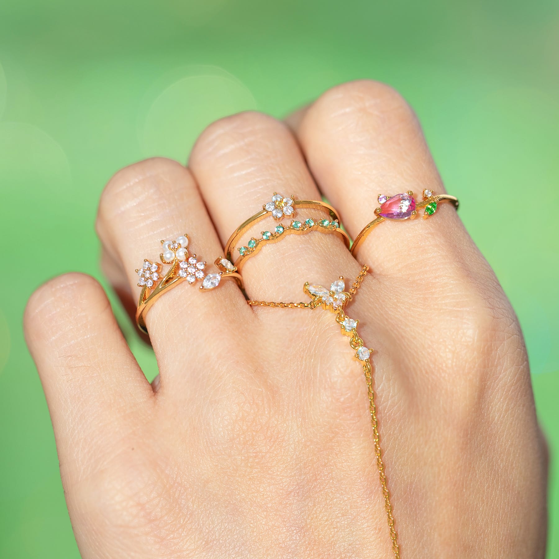 Fresh Picked Adjustable Ring