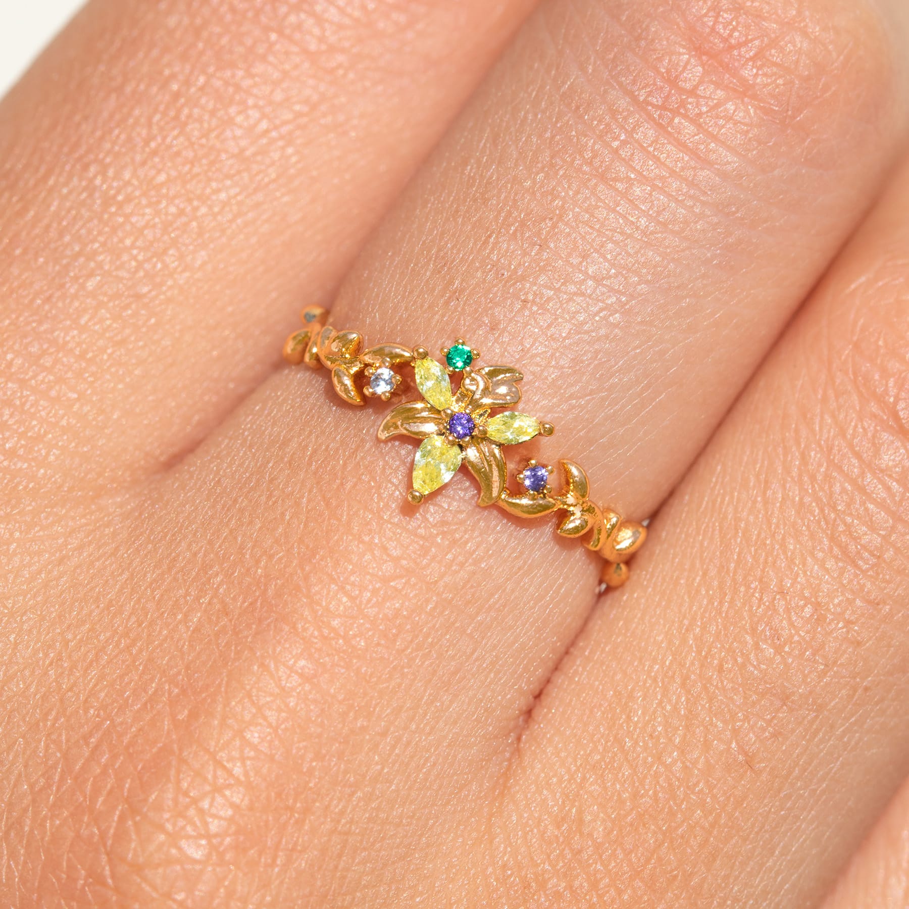 Disney Tangled Sundrop Flower Ring