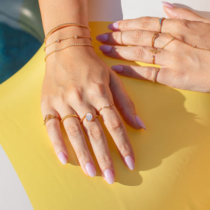 Isla Mujeres Croissant Ring