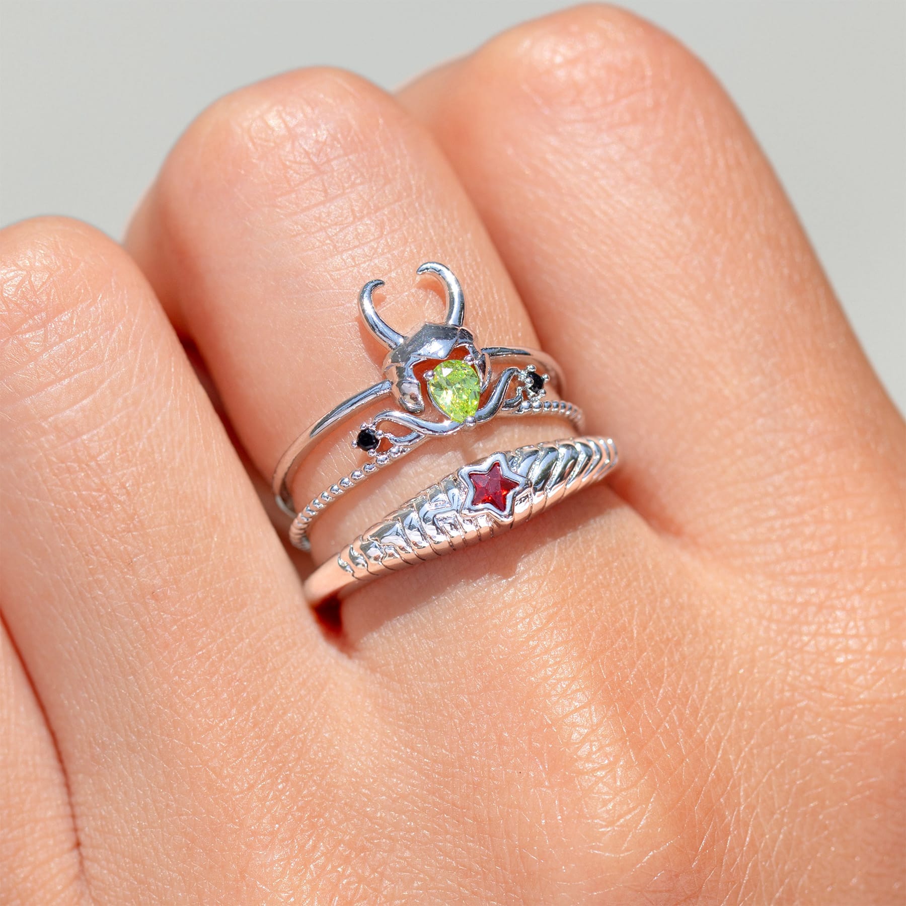 Marvel's Winter Soldier Sterling Silver Ring