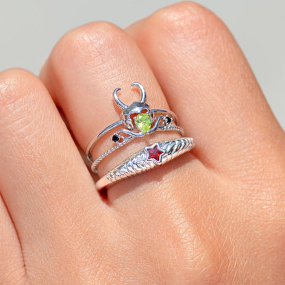 Marvel's Winter Soldier Sterling Silver Ring