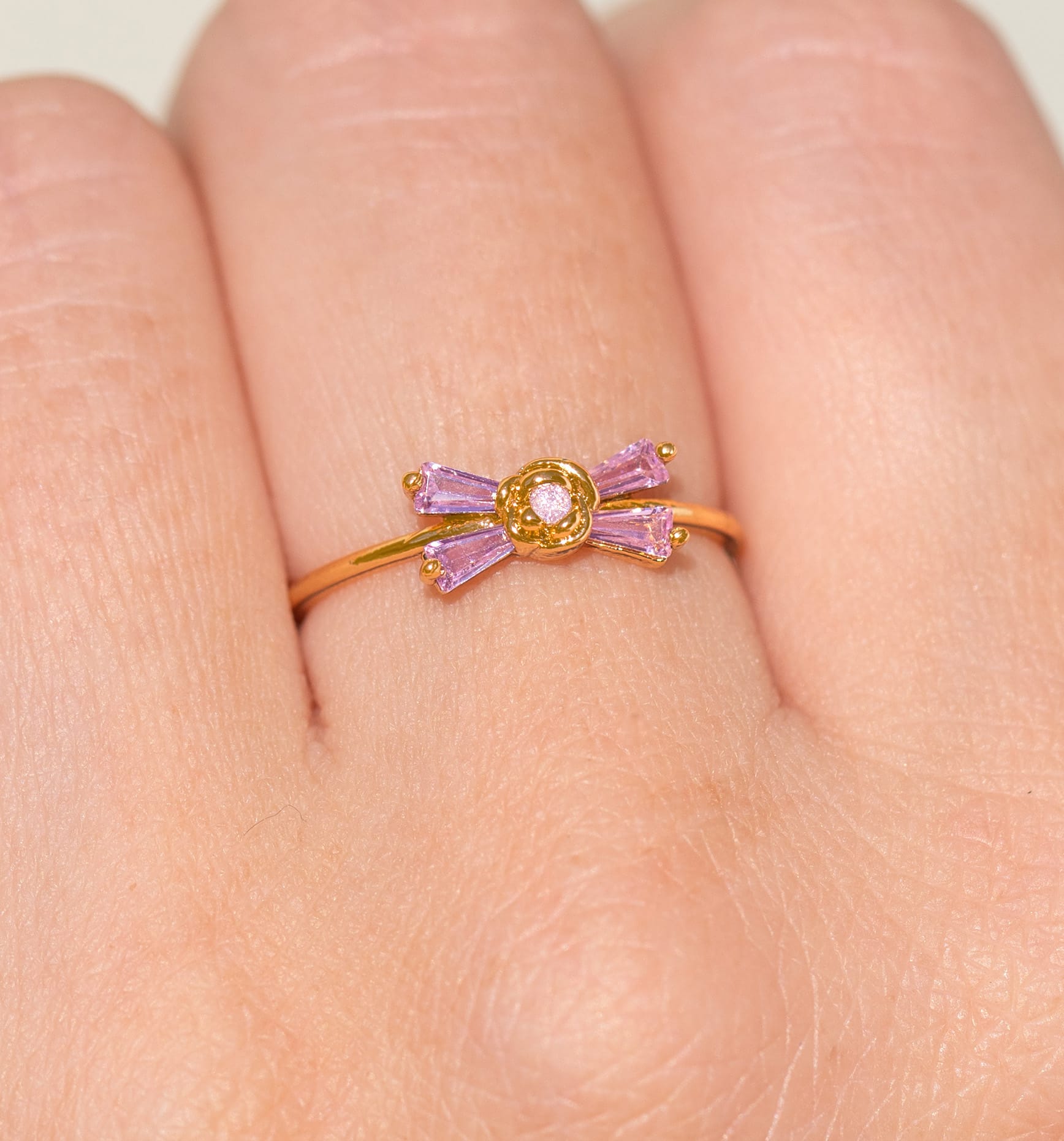 Rosette Ribbon Ring