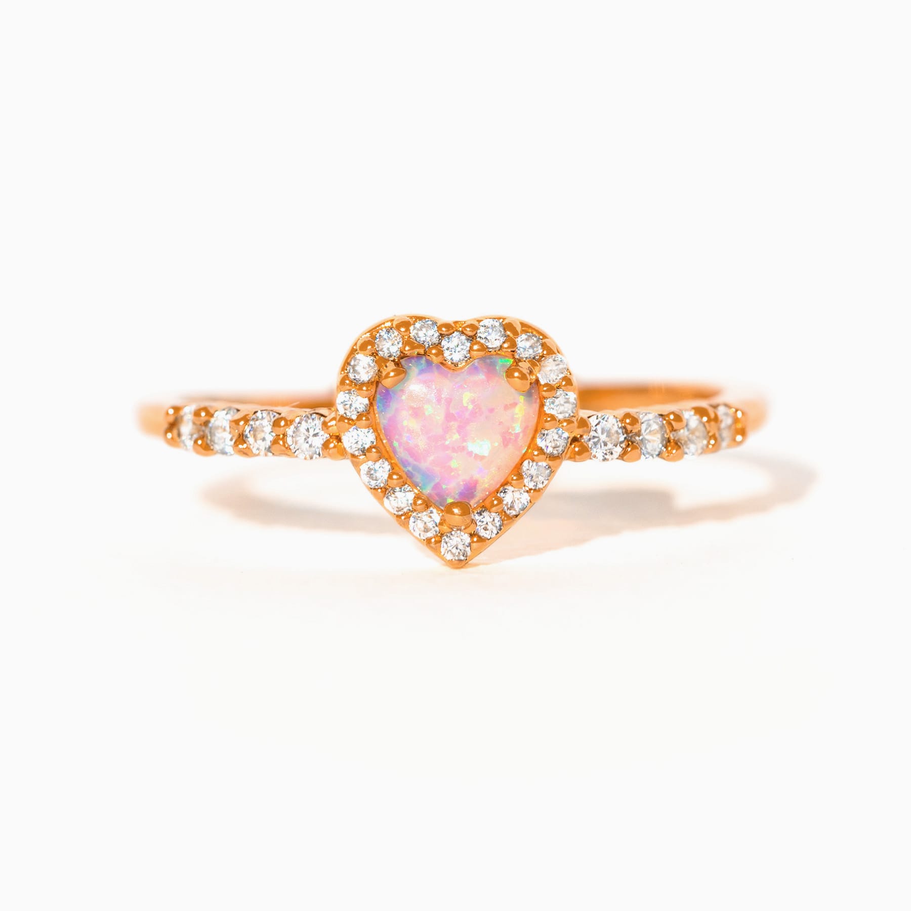 Stolen Heart Pink Opal Ring