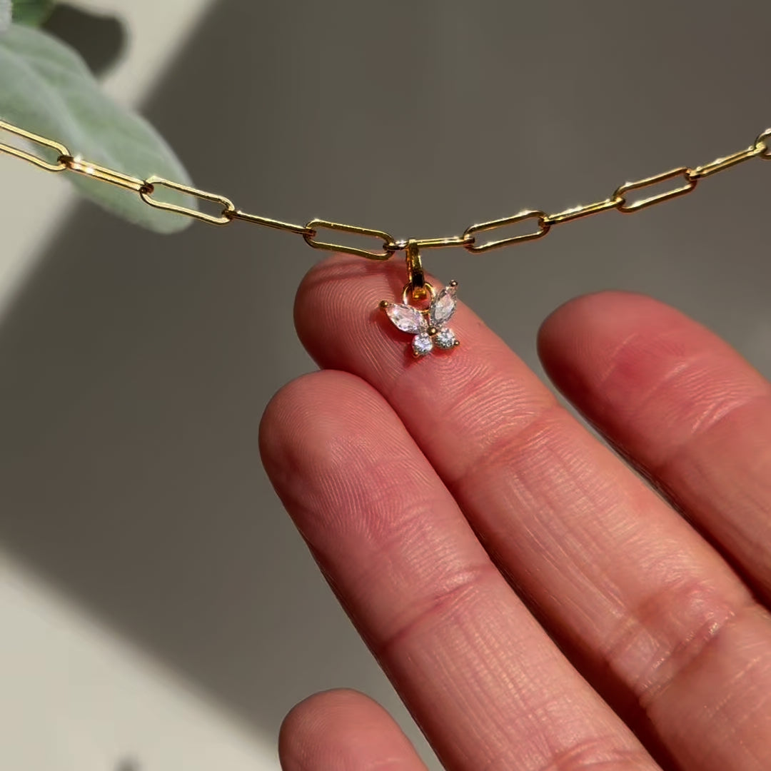 Butterfly Gem Charm