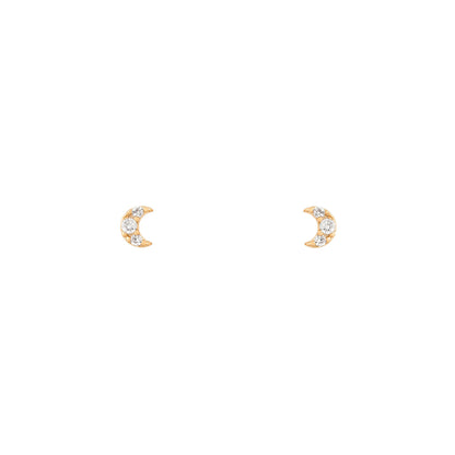 Teeny Tiny Moon Studs