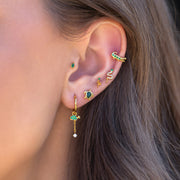 Emerald Oasis Earring Set