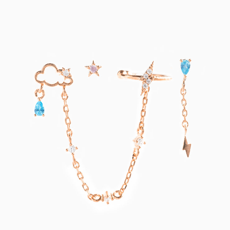 Nimbus Clouds Earring Set