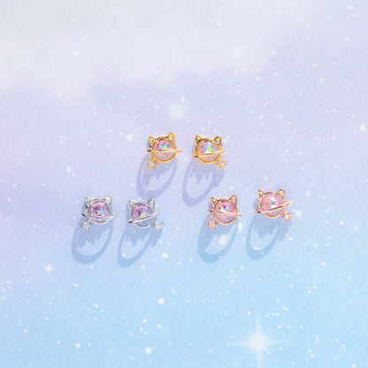 Purrty Planet Studs