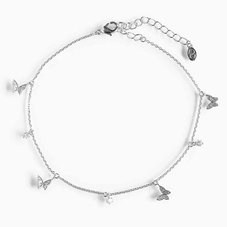 Butterfly Trio Anklet