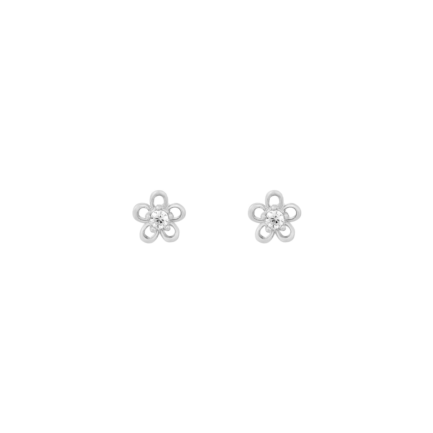 Small Flower Stud Earrings – CJ Inc.