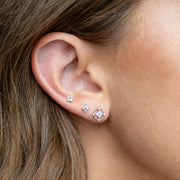 Blue Blossom Piercing Style Earring