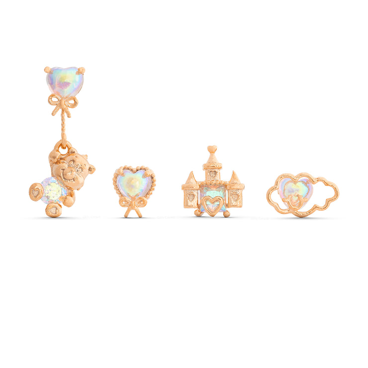 Care Bears Care-a-Lot Bear Stud Set