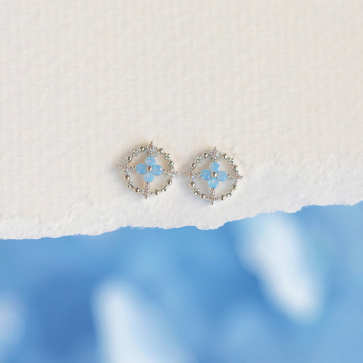 Blue Blossom Dream Studs