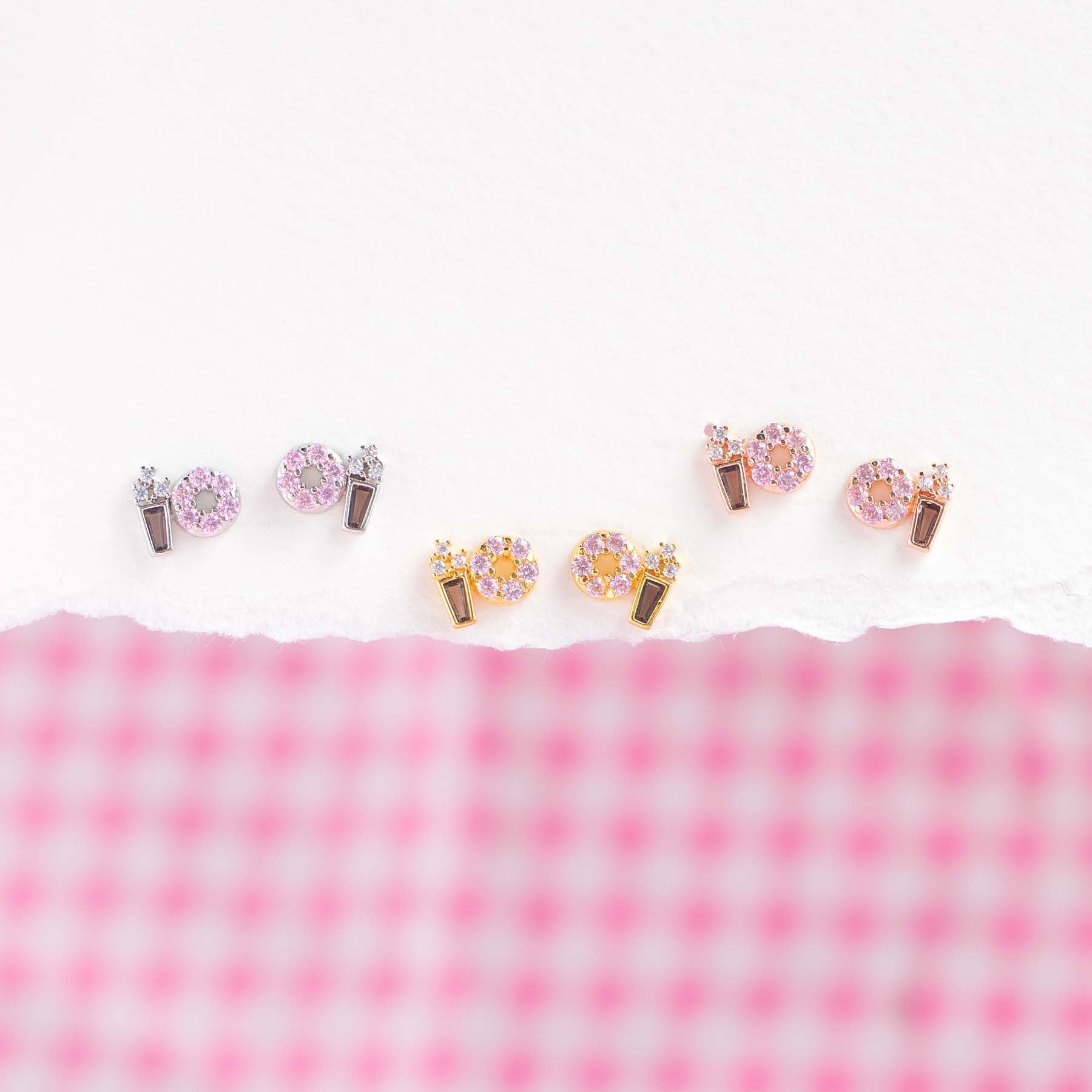 Coffee & Donut Studs