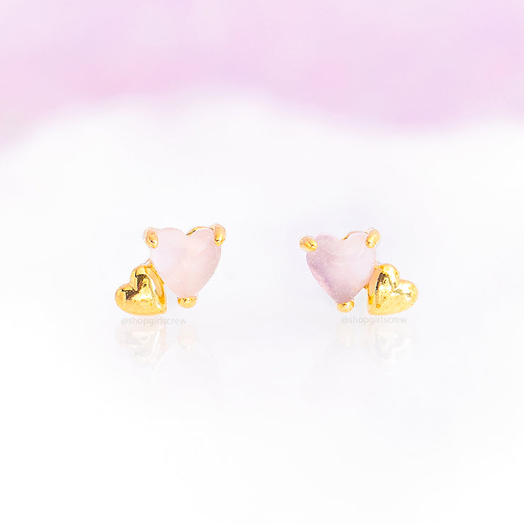 Care Bears Love-a-Lot Heart Studs