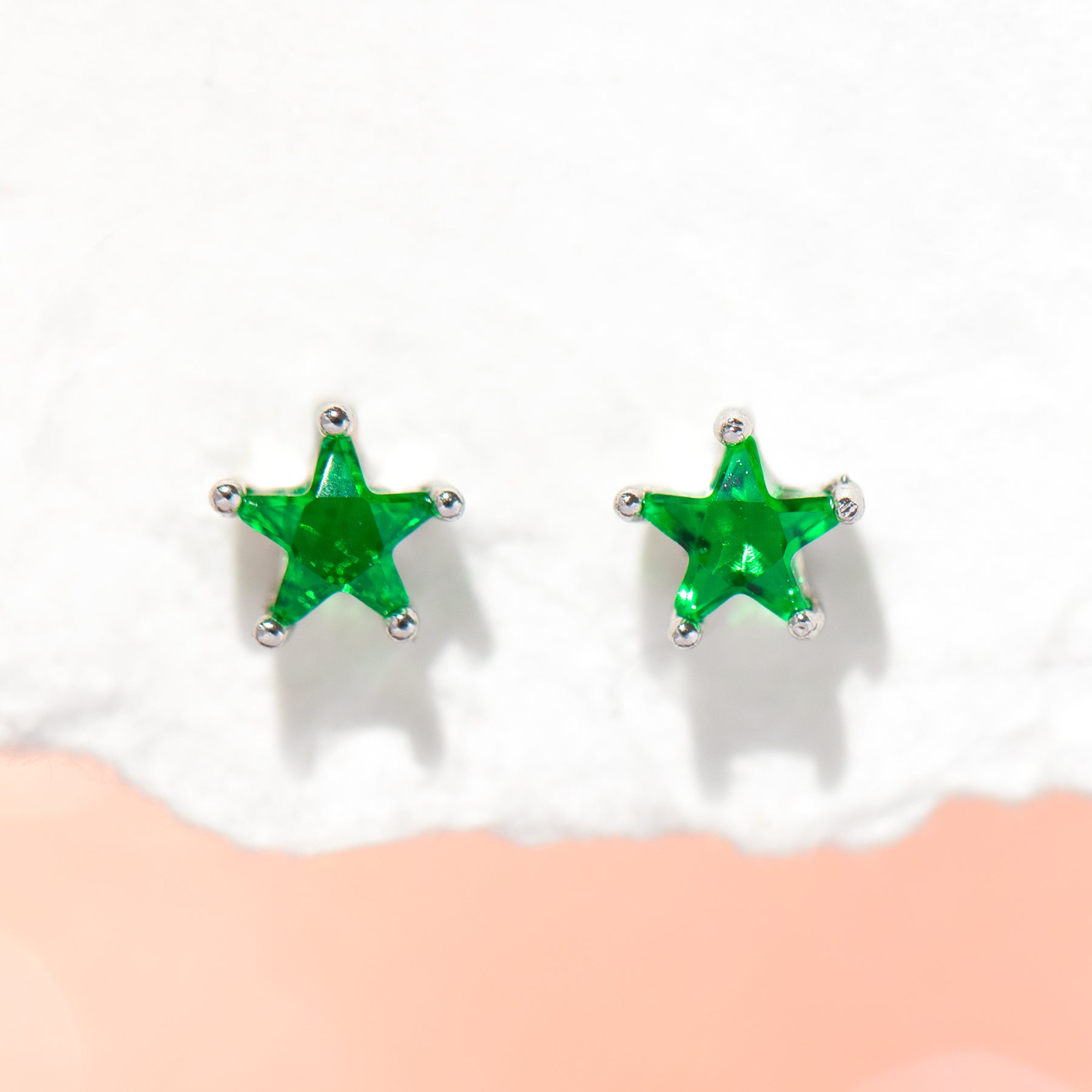 Emerald Starlet Studs