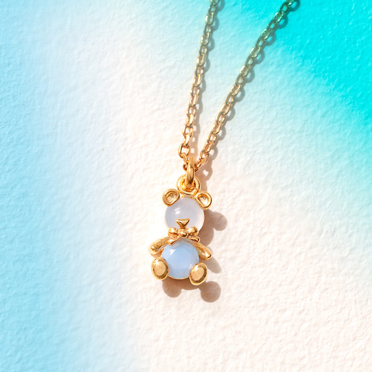 Beary Blue Necklace