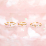 Fresh Bouquet Ring Set