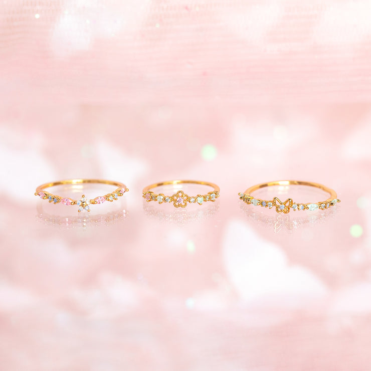 Fresh Bouquet Ring Set