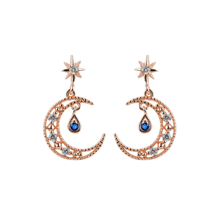 Blue Moon Earrings – Girls Crew