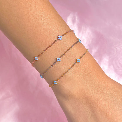 Blue Blossom Love Bracelet