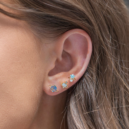 Pluto Eclipse Studs