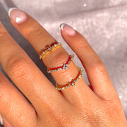Fresh Bouquet Ring Set