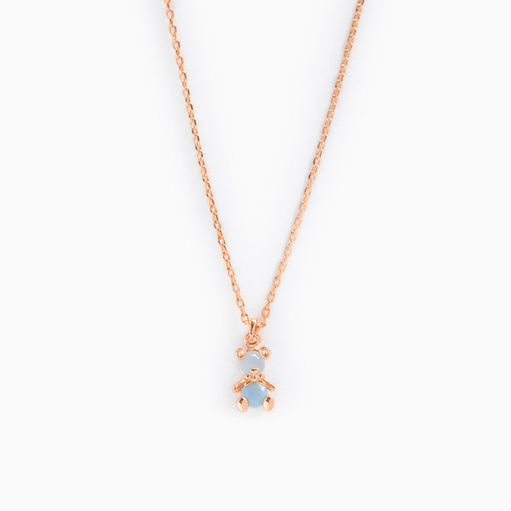 Beary Blue Necklace