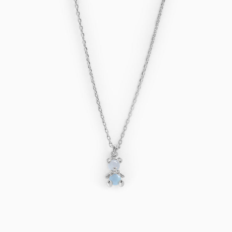 Beary Blue Necklace