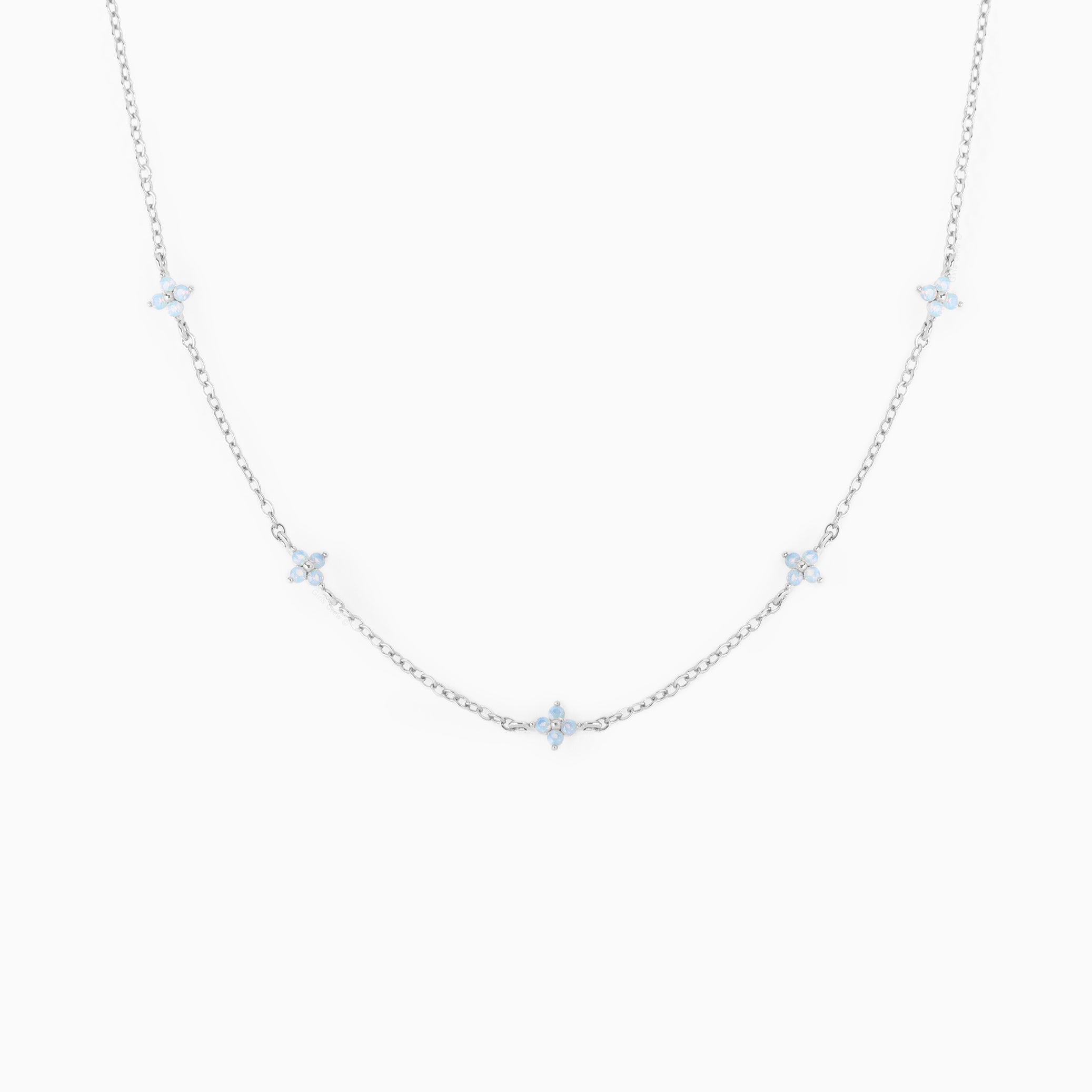 Blue Blossom Love Necklace