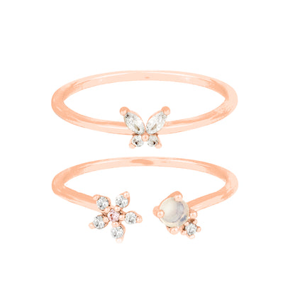 Bloom & Fly Ring Set