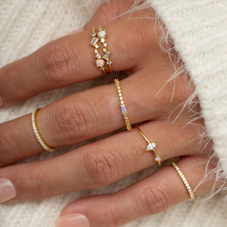 Clear Stack Ring
