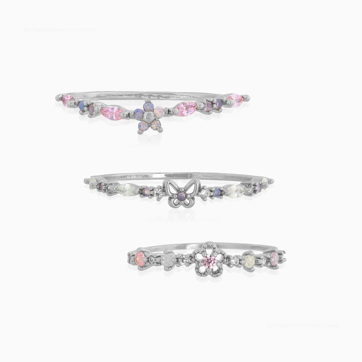 Fresh Bouquet Ring Set