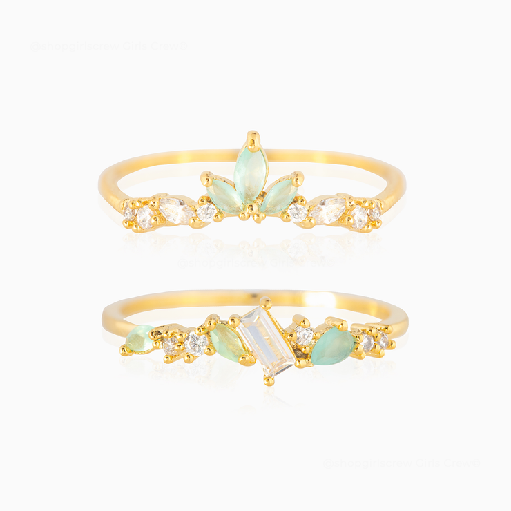 Mint To Be Ring Set