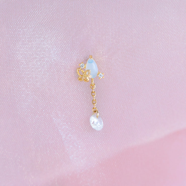Teardrop Dangle Piercing Style Earring